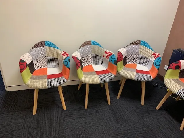 Seating in the Logic Lounge Parramatta waiting area